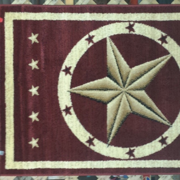2 New STAR RUGS & 2 Brown Hanging stars - Picture 2 of 3